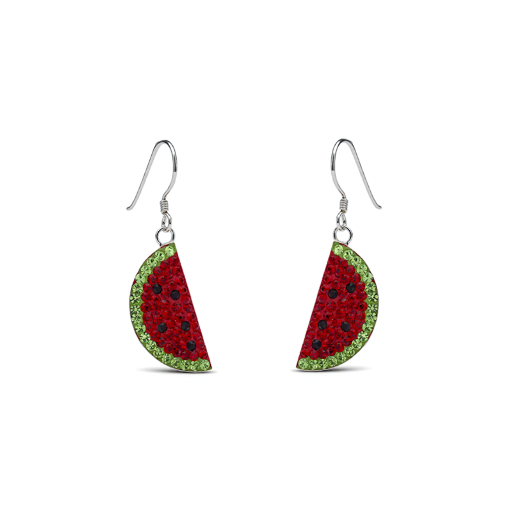 Watermelon Dangly Earrings