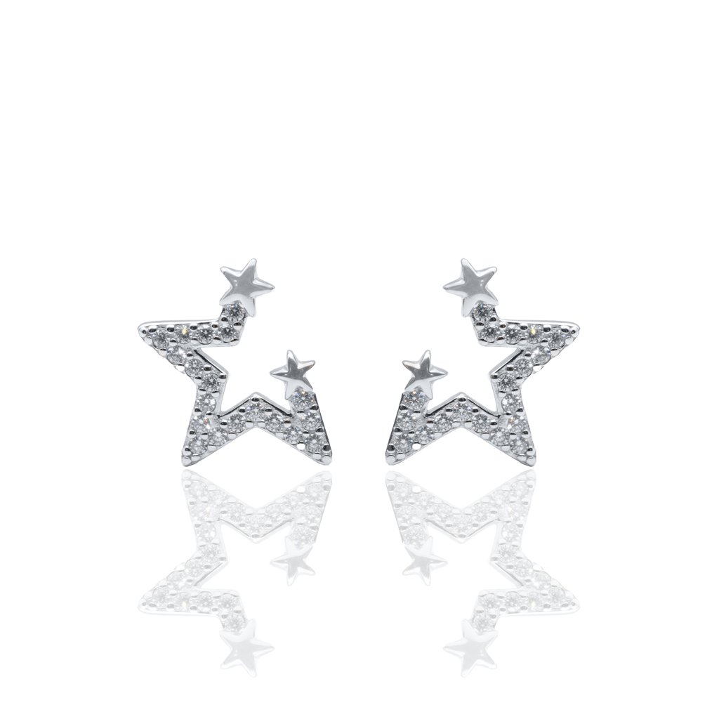 Starstruck Asymmetrical Stud Pair