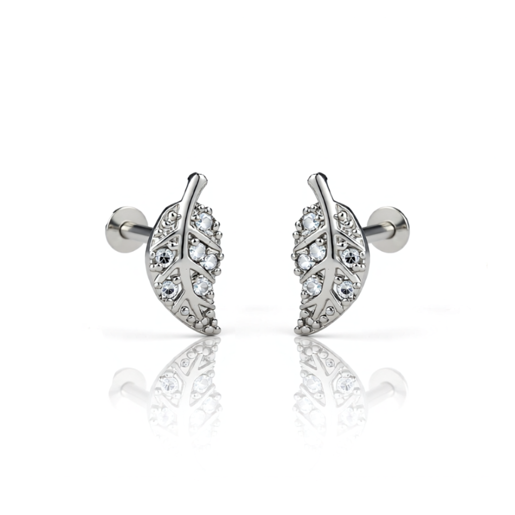 Willow Flatback Stud Pair