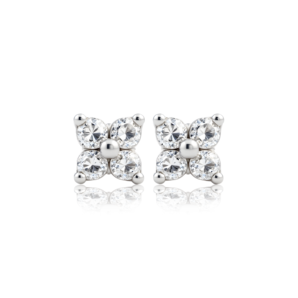Glimmer Flatback Stud Pair