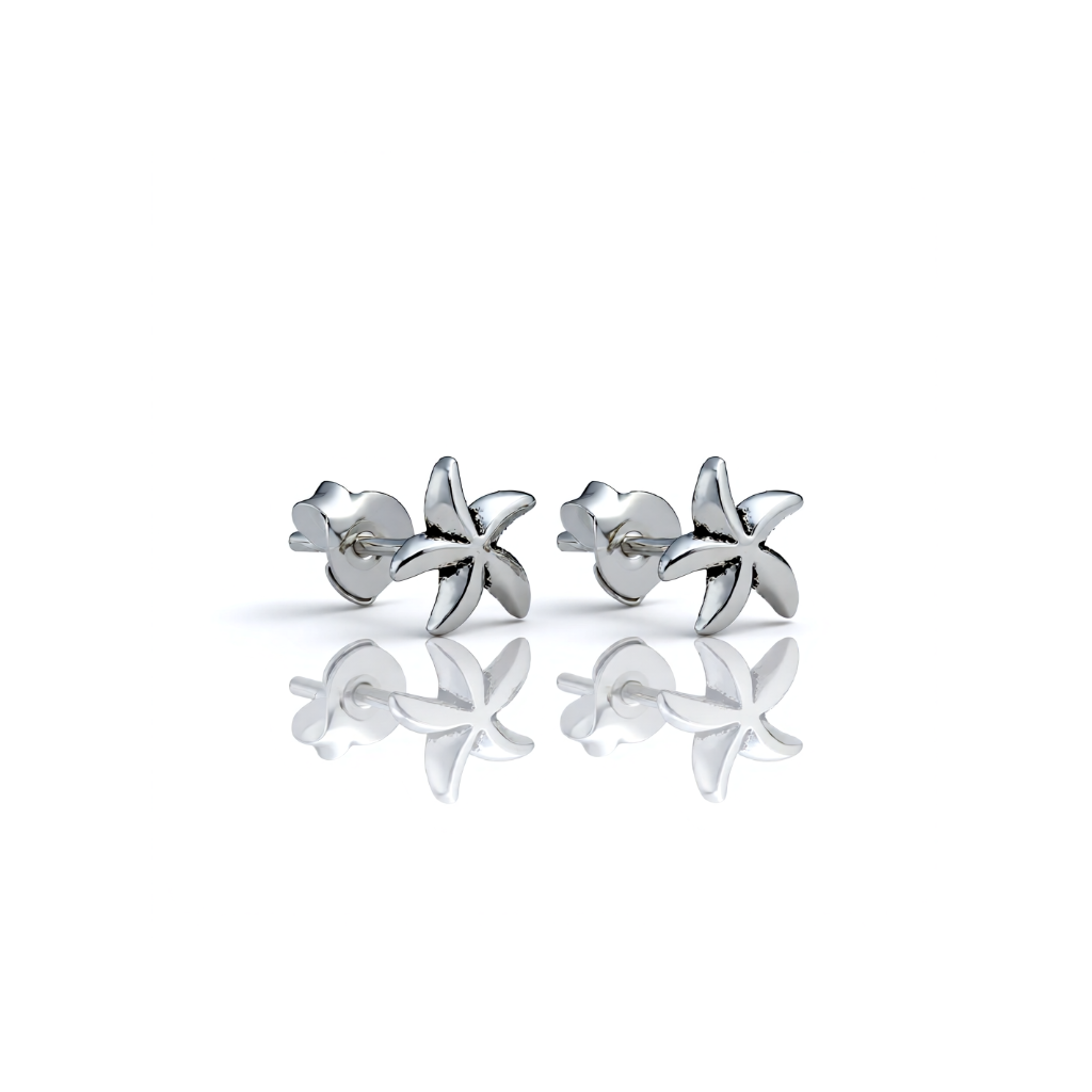Starfish Stud Pair