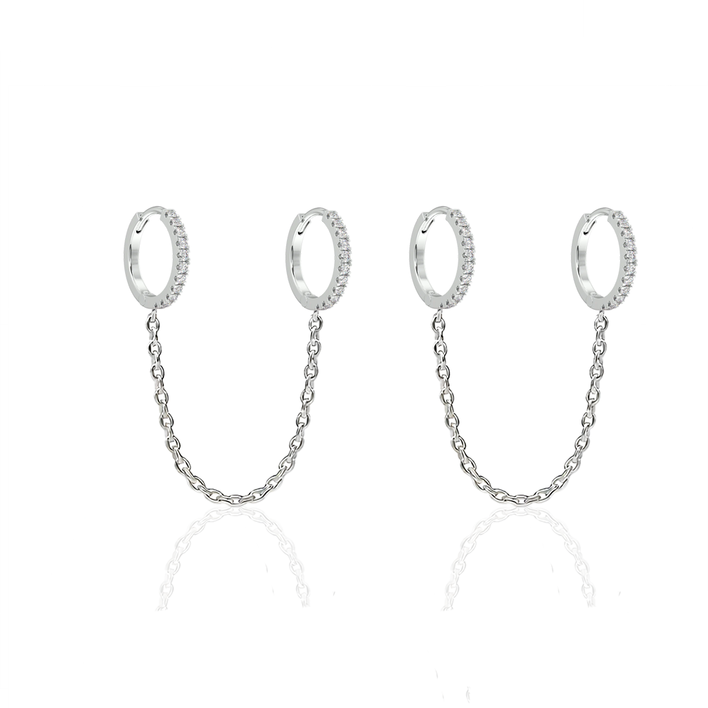 Hendrix Twinnie Hoop Pair