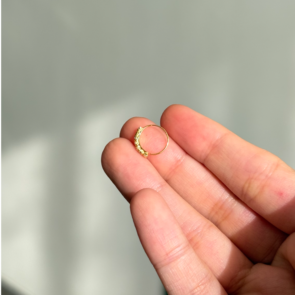 Shahzadi Gold Nose Ring