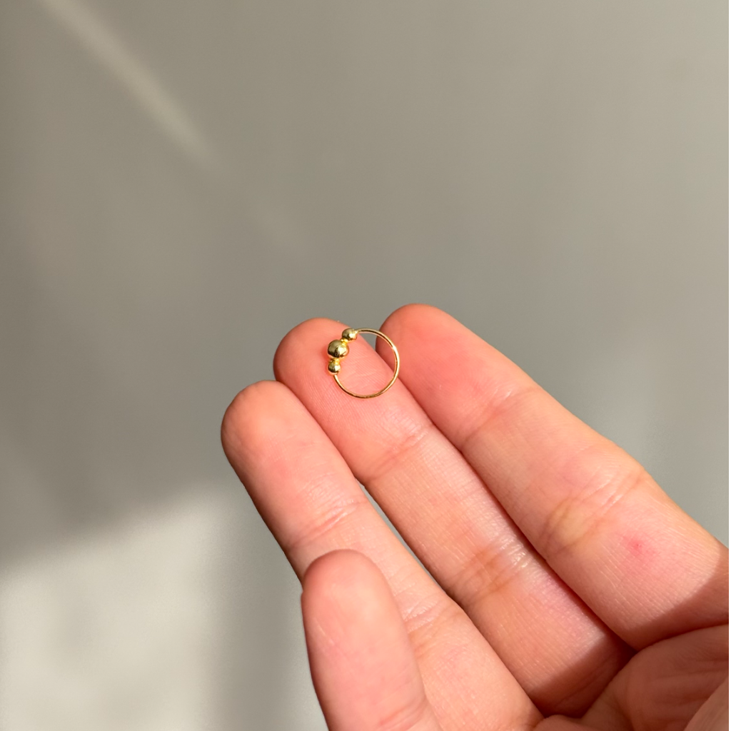 Asawari Gold Nose Ring