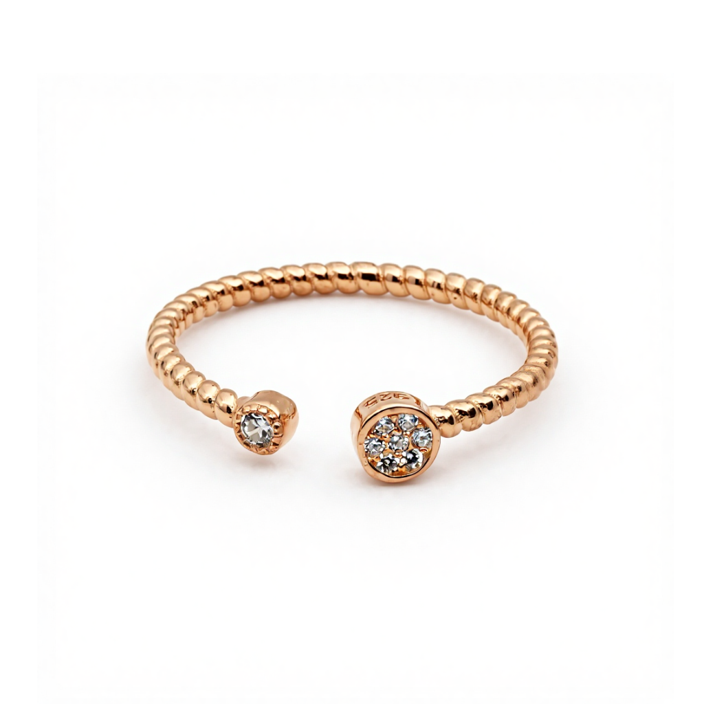 Rose Gold Paradise Adjustable Ring