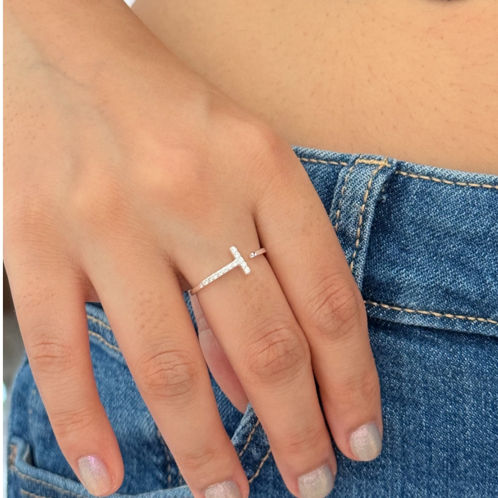 Katrina Silver Adjustable  Ring