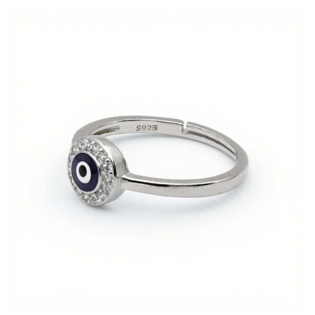 Evil Eye Adjustable Ring