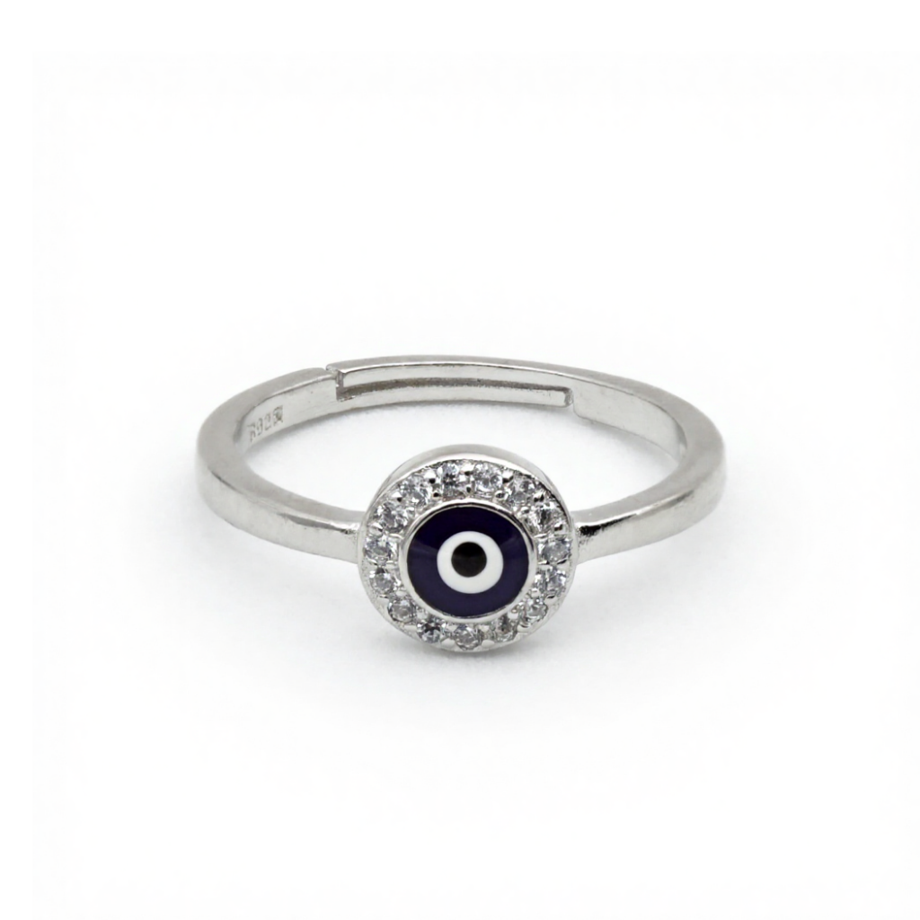 Evil Eye Adjustable Ring