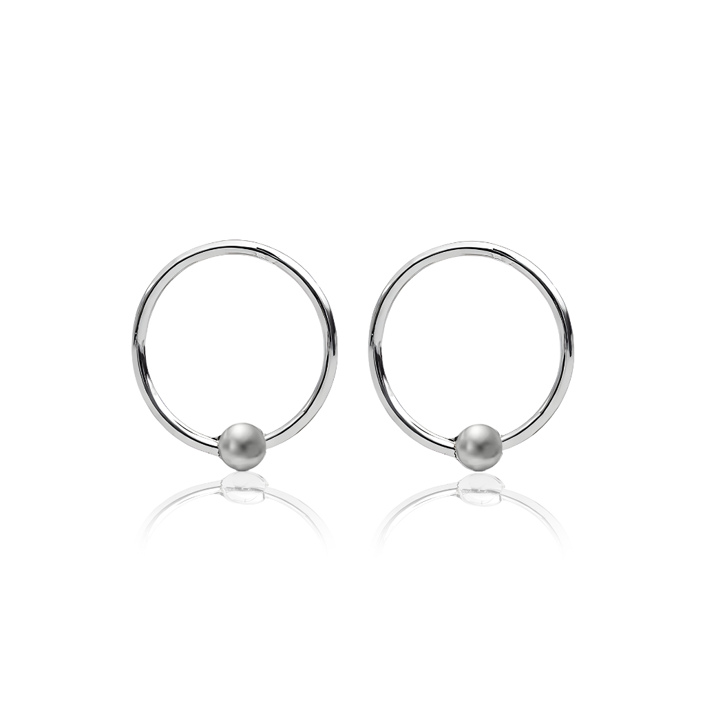Mallika Upperlobe Hoop Pair