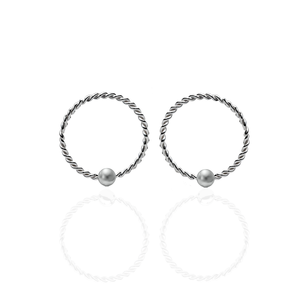Saanya Upperlobe Hoop Pair