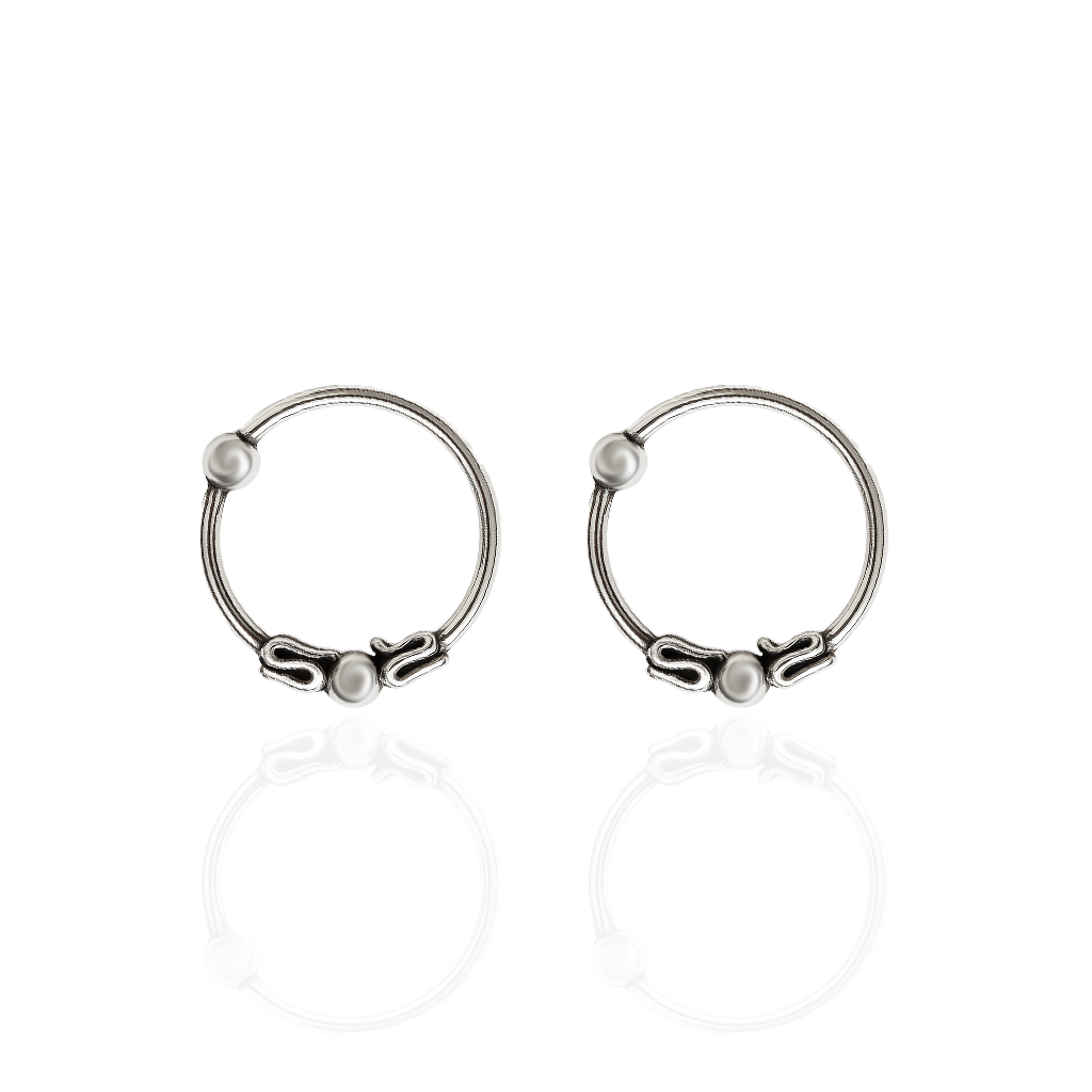Nura Upperlobe Hoop Pair