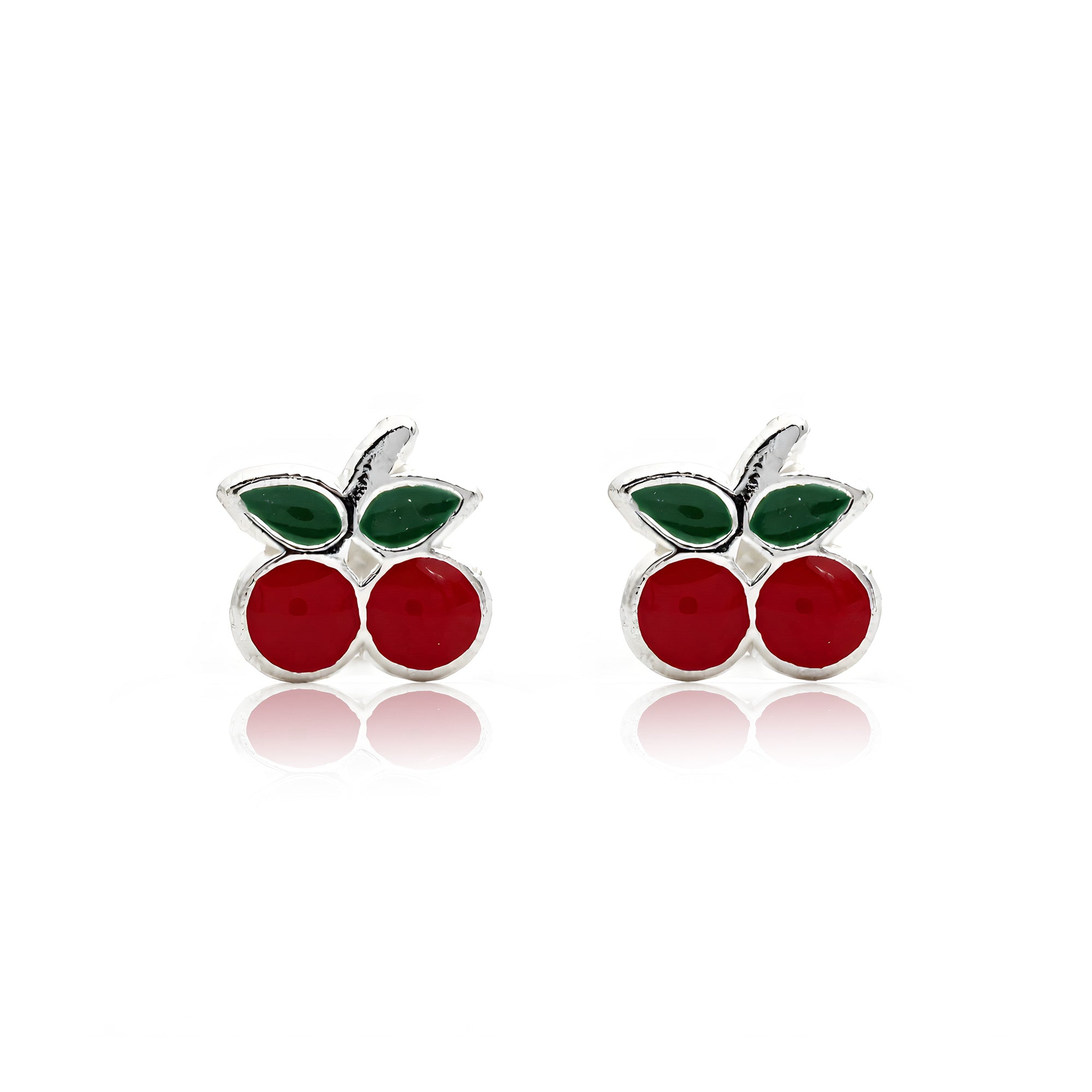 Cherry Stud Pair