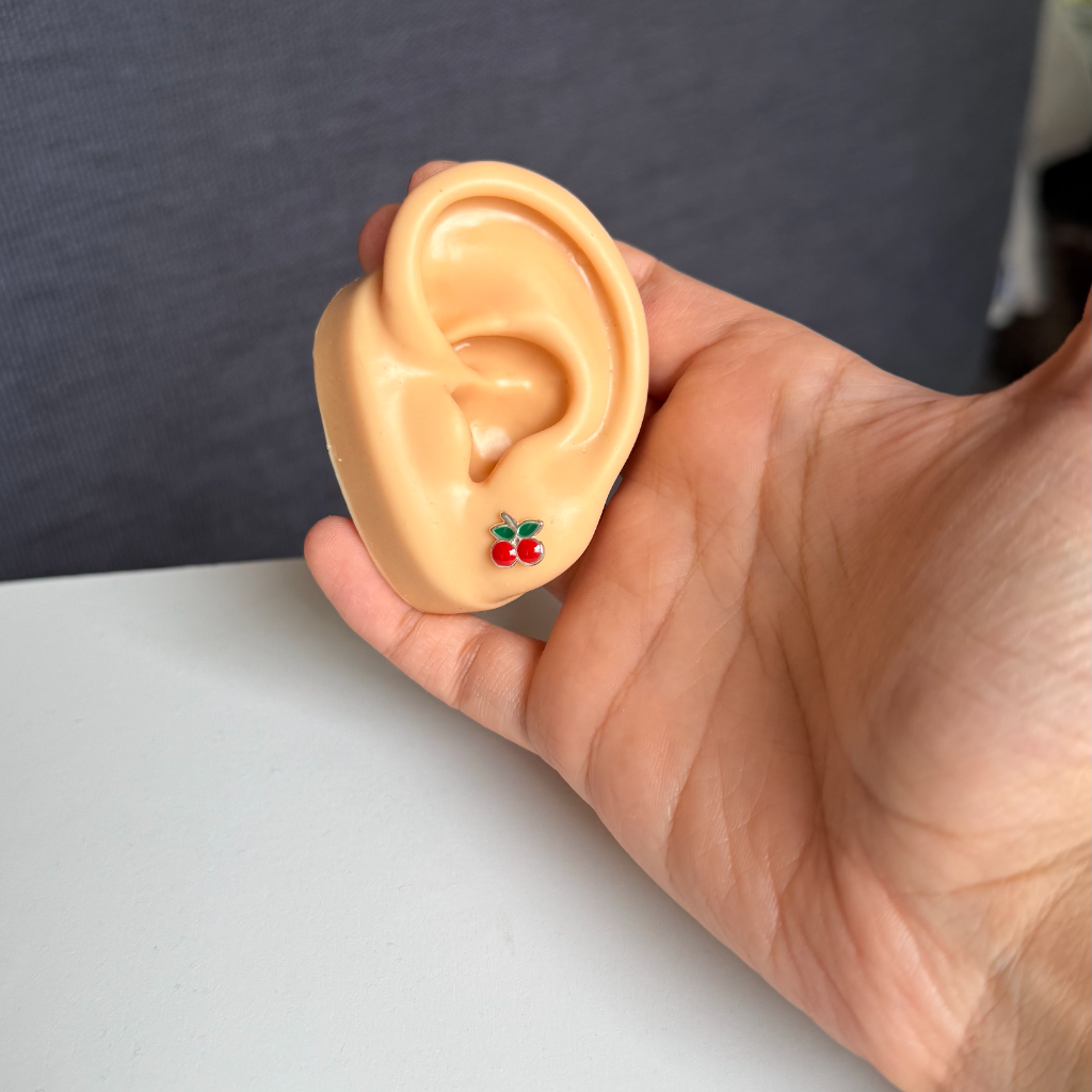 Cherry Stud Pair