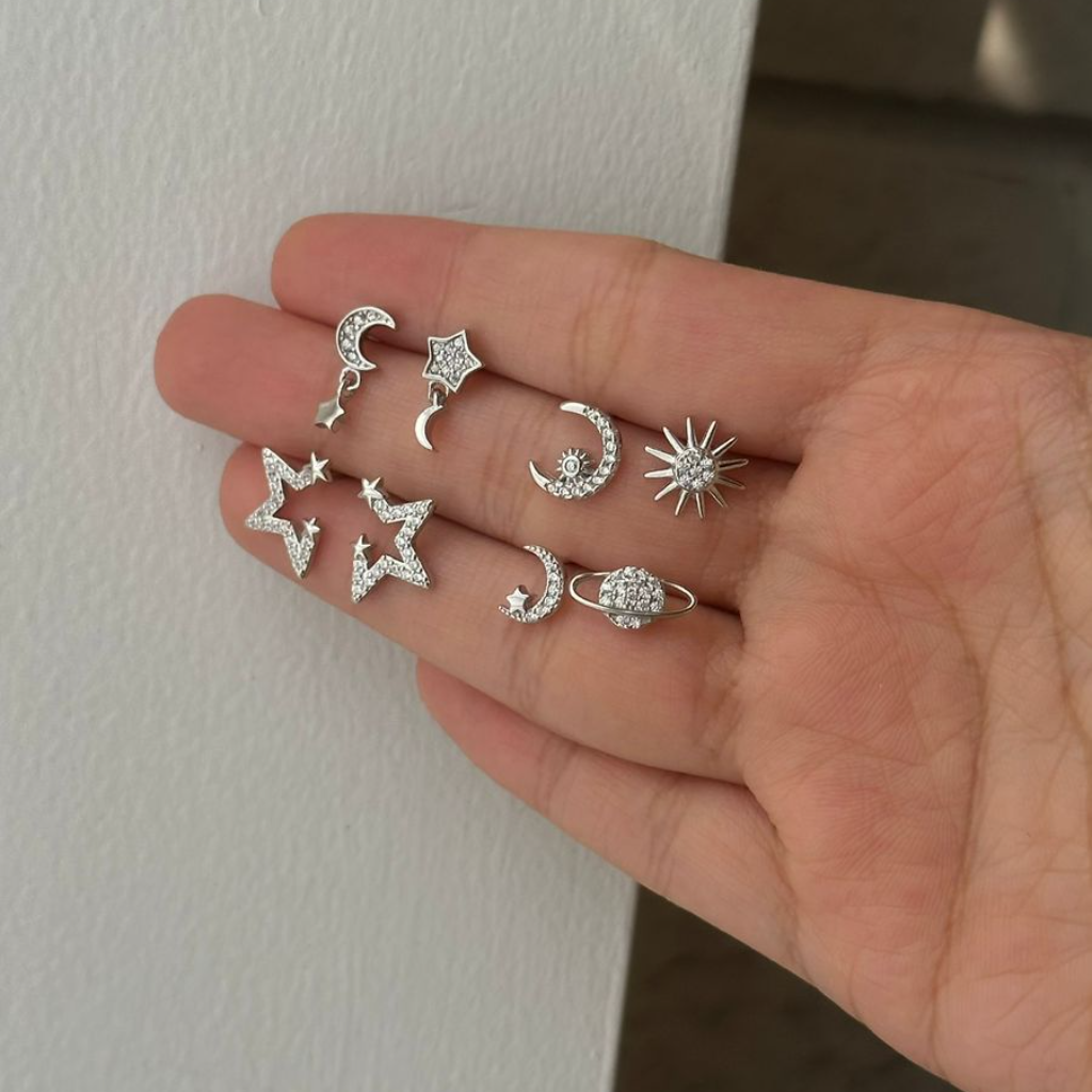 Galaxy Asymmetrical Studs