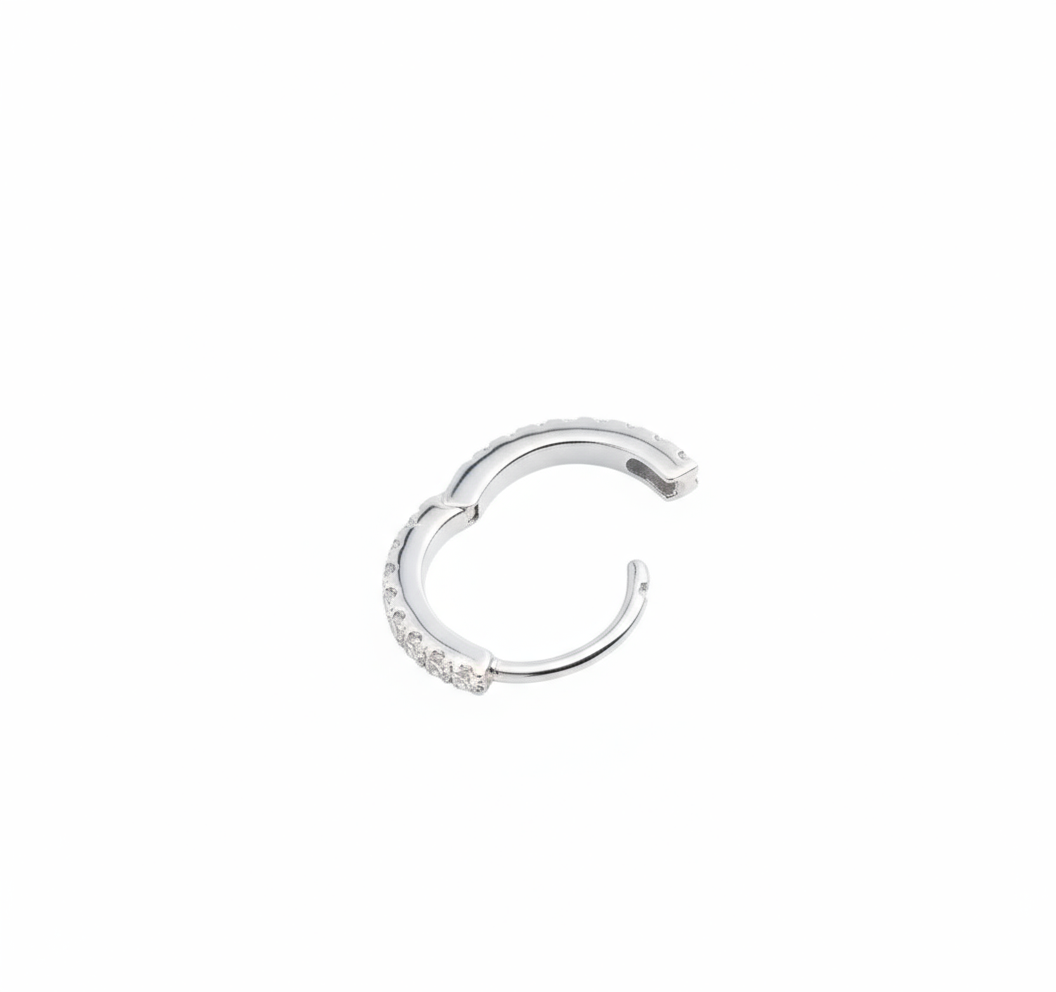 Mini Sparkly Hoop Pair