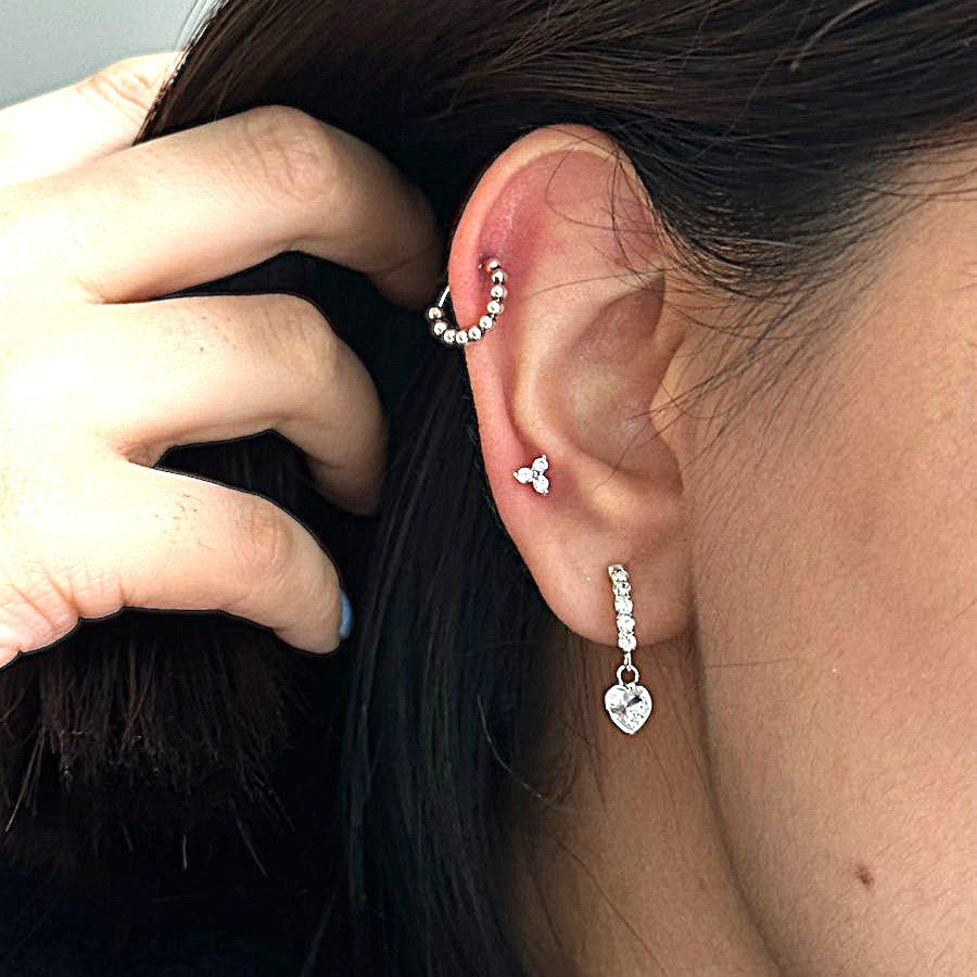 Diana Heart Earrings